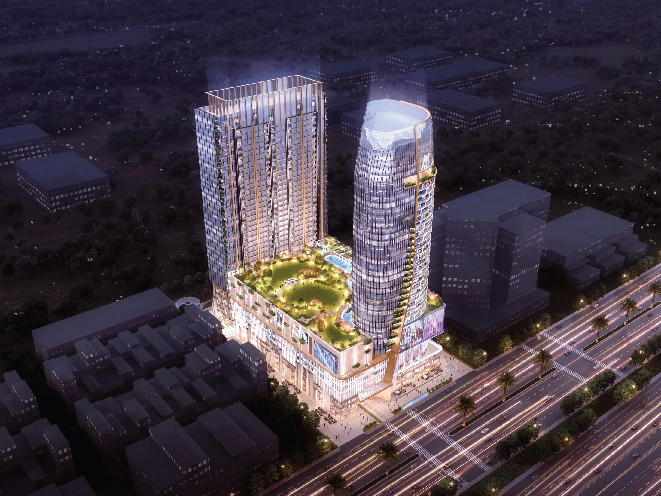 Gaurs Bento high-rise exterior